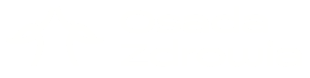 Osada Zdrowia logo białe z nazwą